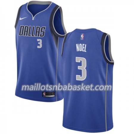 Maillot Homme Dallas Mavericks Nerlens Noel 3 Nike 2017-18 Royal Swingman